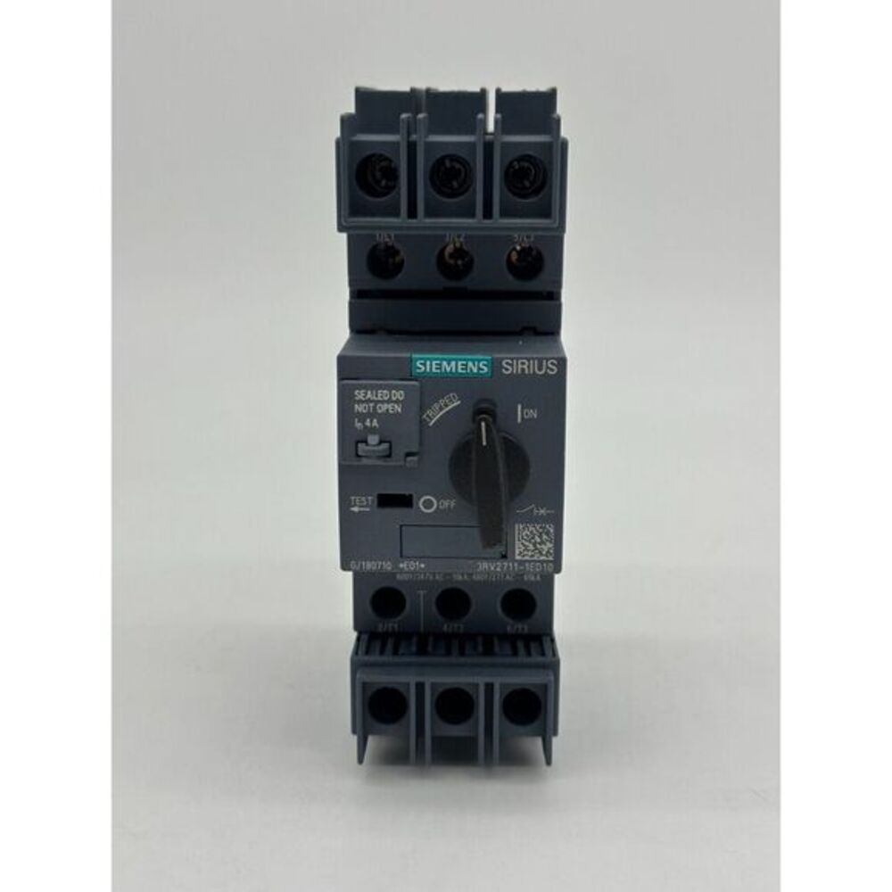 Siemens Sirius 3RV2711-1ED10 Circuit Breaker‎ 3RV2 711-1ED10 E:01